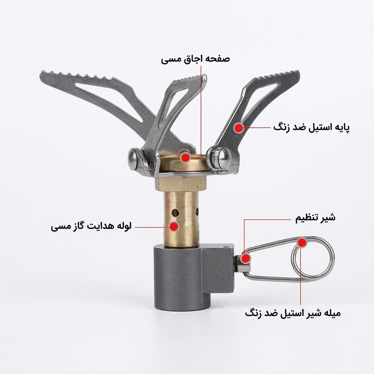 سرشعله کوهنوردی ۴۸ گرمی (مدل مینیاتوری آلیاژی)