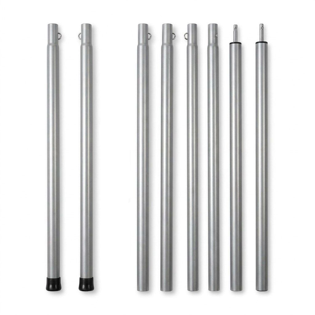 یک جفت پایه سایبان قطر2.5 طول240